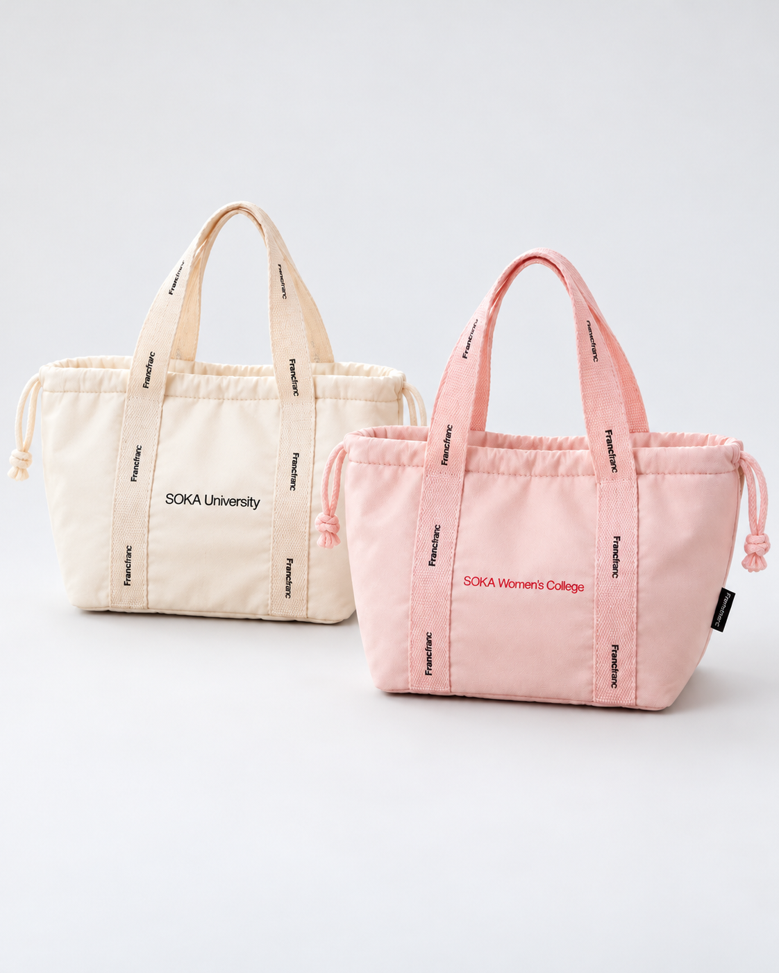 【数量限定予約】Francfranc ロゴ 2WAY ランチバッグ（11月下旬発送）