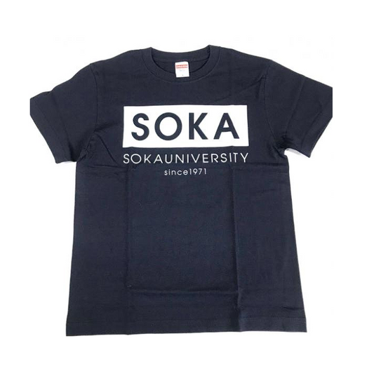 Tシャツ(ボックスロゴ)ネイビー