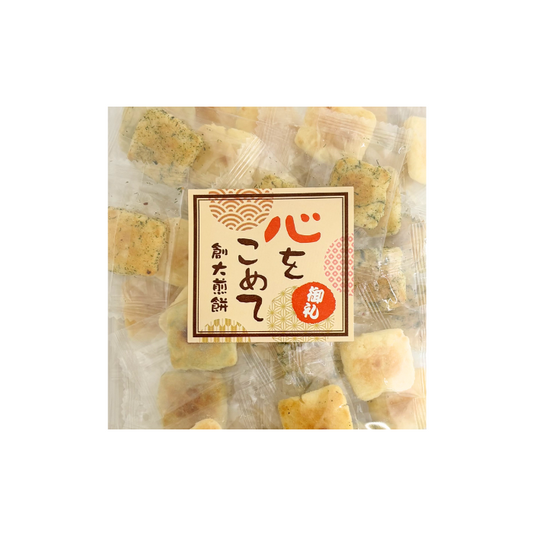 創大煎餅「心をこめて」