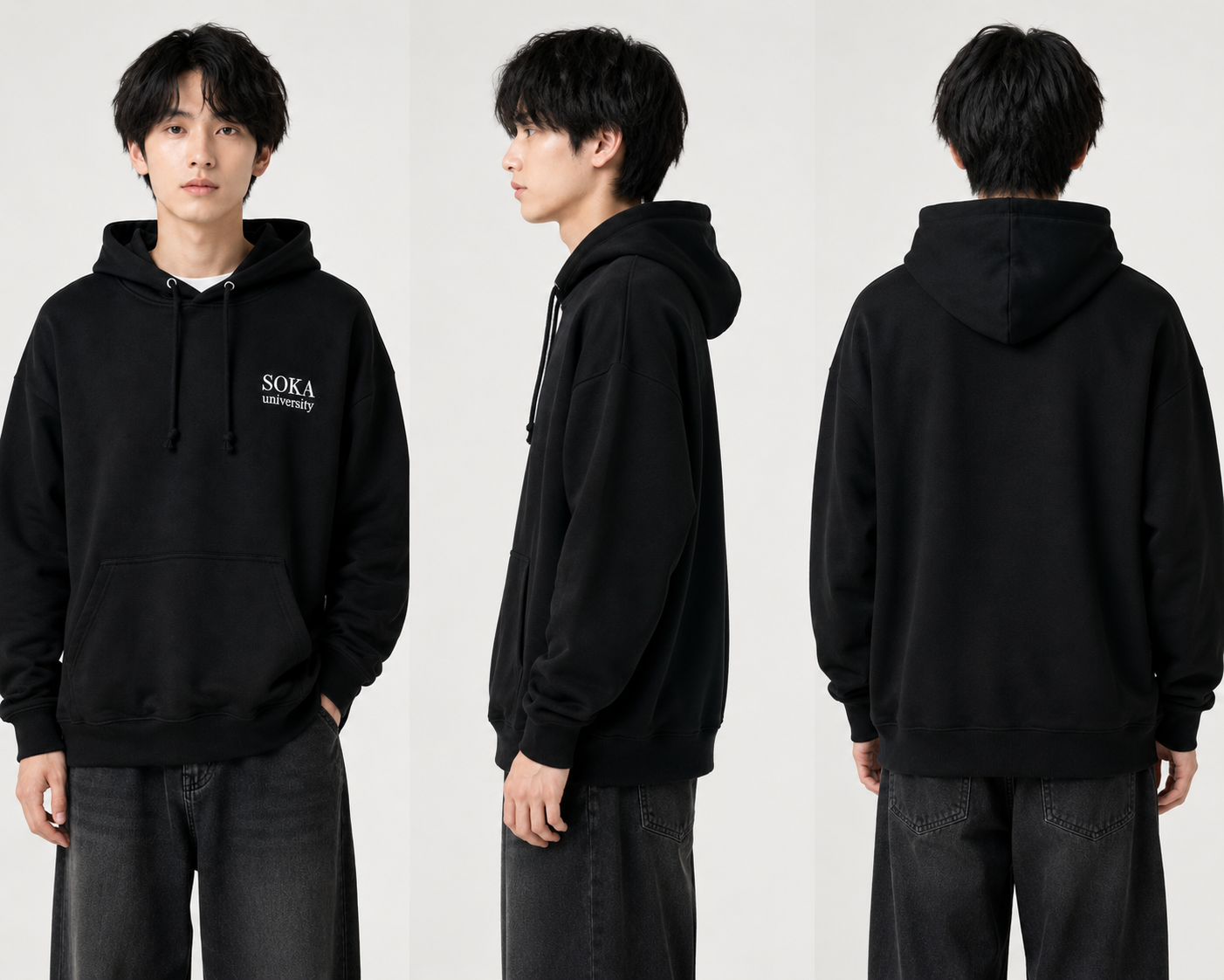 創価大学パーカー（ブラック）