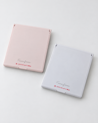 【数量限定予約】Francfranc フェイスチェックミラー パール（11月下旬発送）