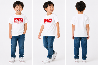 キッズTシャツ BOXレッド