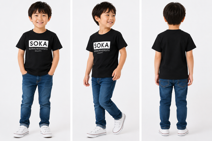 キッズTシャツBOX ブラック