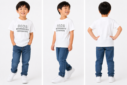 キッズTシャツ SOKAプレイ ホワイト