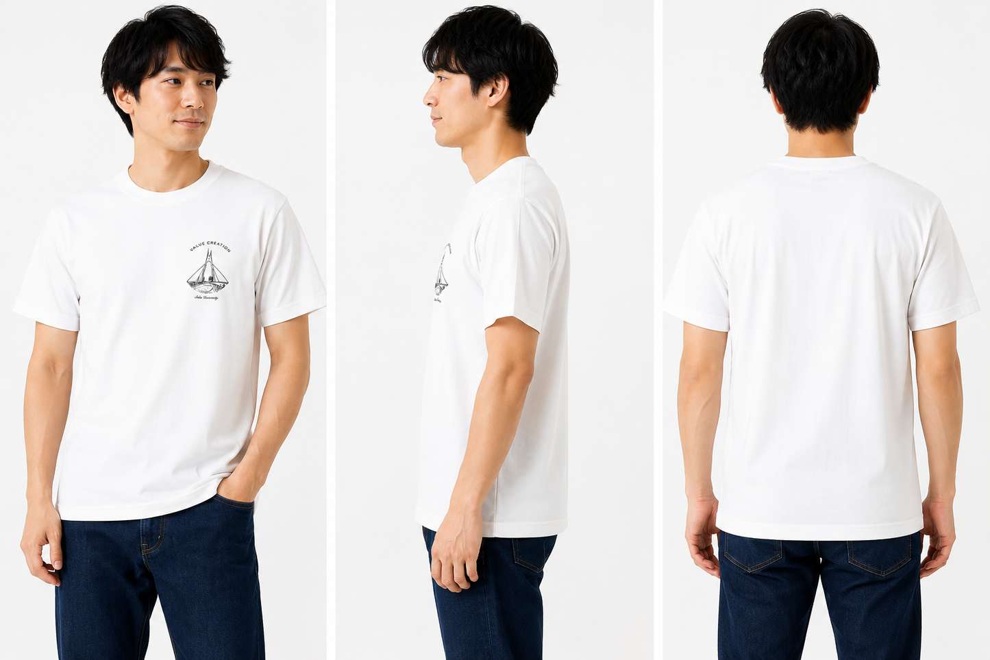 創大栄光橋Tシャツ（白）