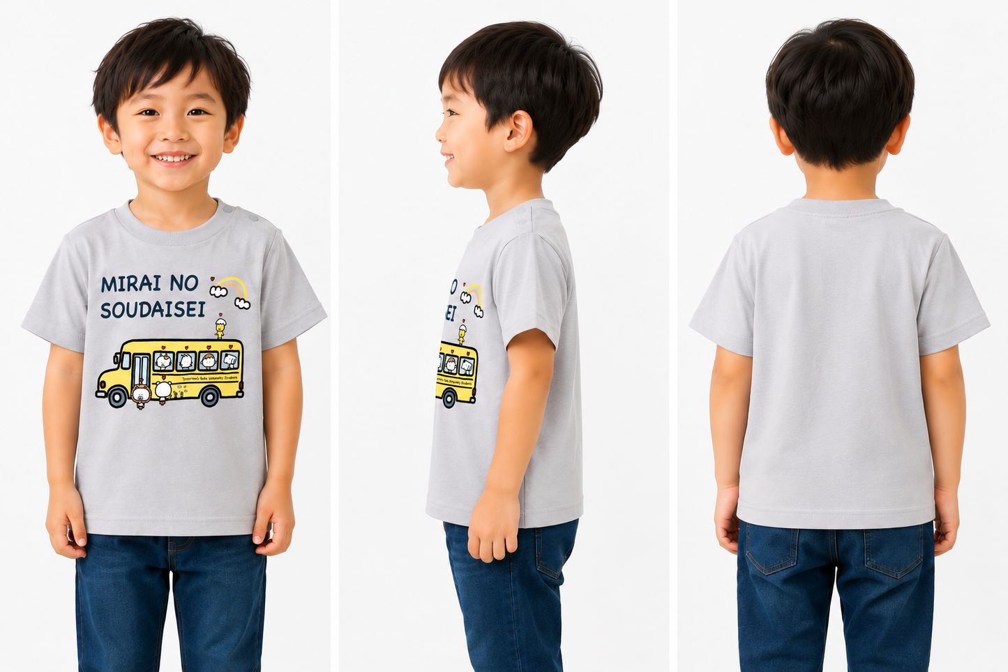 未来の創大生キッズTシャツ（グレー）