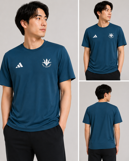 【アディダス×創価大学】半袖Tシャツ（ブルー）