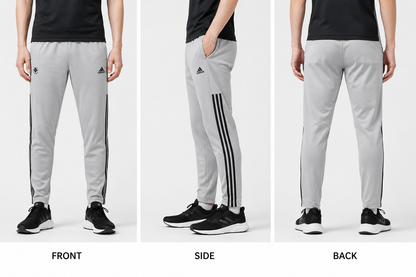 【アディダス×創価大学】adidasトレーニングウェア ESS ウォームアップパンツ [メンズ]（グレー）