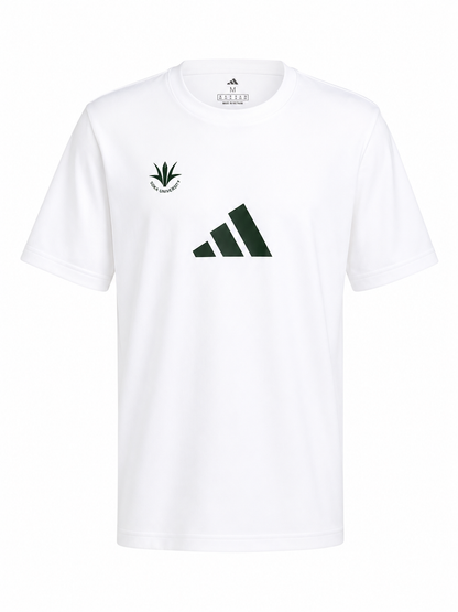 【アディダス×創価大学】中央アディダスロゴ半袖Tシャツ (ホワイト)