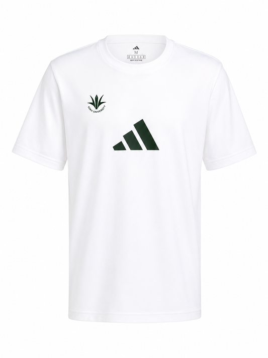 【アディダス×創価大学】adidas Z.N.E. ルーズフィット 半袖Tシャツ (ホワイト)