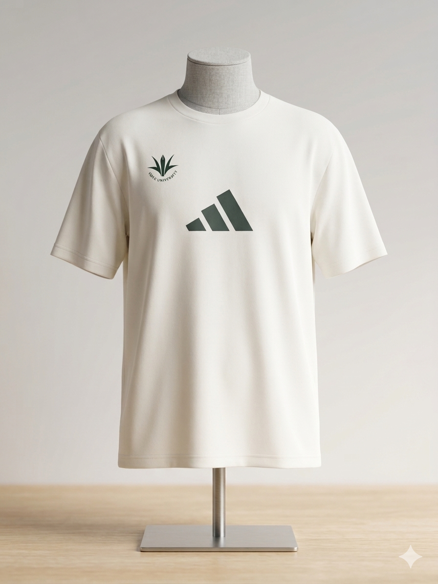 【アディダス×創価大学】adidas Z.N.E. ルーズフィット 半袖Tシャツ (ホワイト)