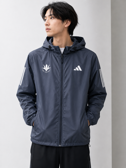【アディダス×創価大学】オウン ザ ラン ジャケット（ブラック）