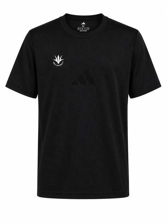 【アディダス×創価大学】中央アディダスロゴ半袖Tシャツ（ブラック）