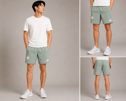 【アディダス×創価大学】バギー ショーツ (ワンダーセージ)(グリーン系)