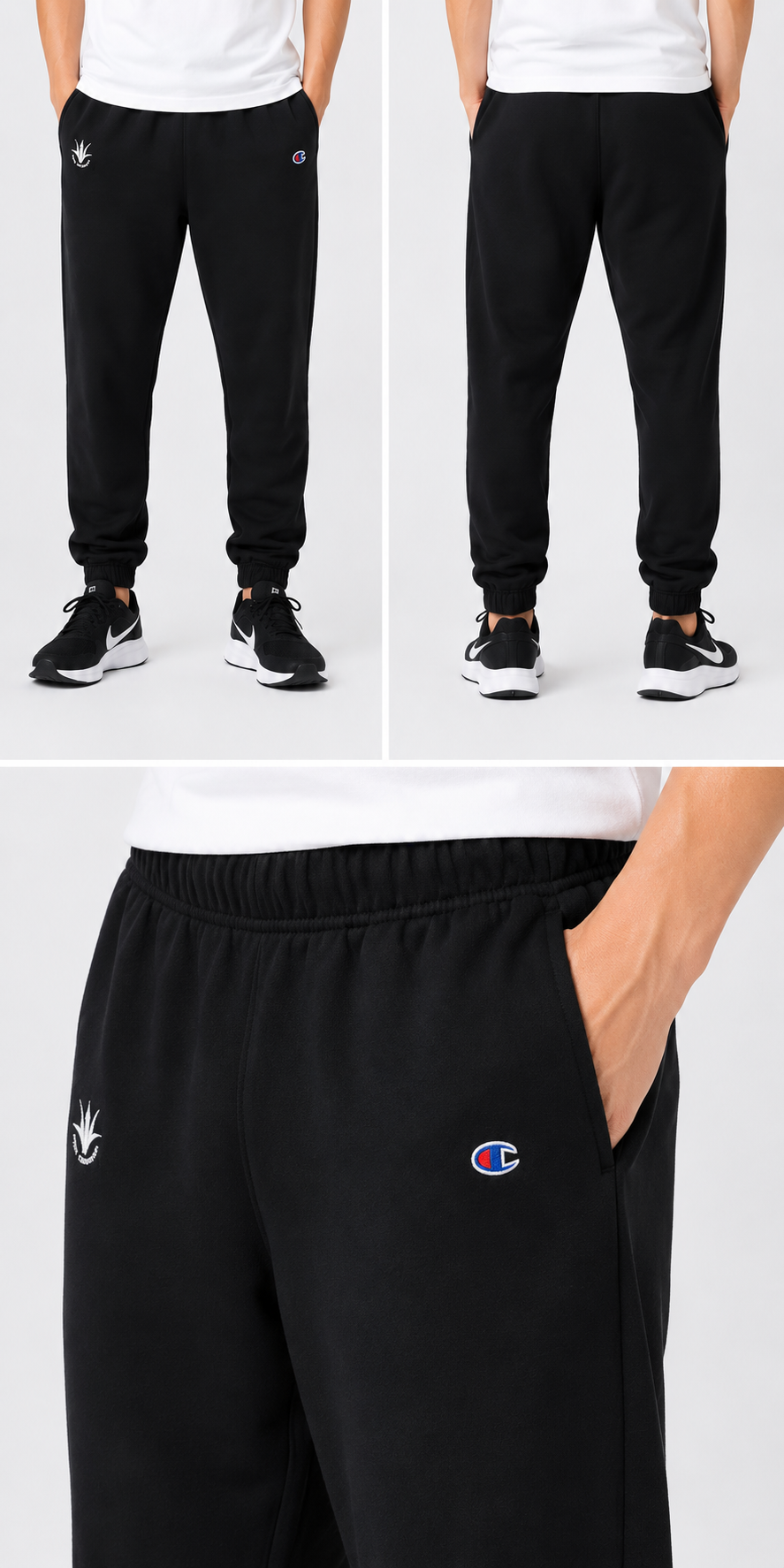 【Champion×創価大学】スウェット ロングパンツ（ブラック）