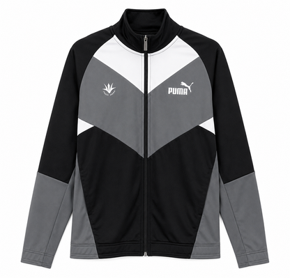 【PUMA×創価大学】トレーニングウェア 上下セットトラックスーツ （ブラック＆グレー）