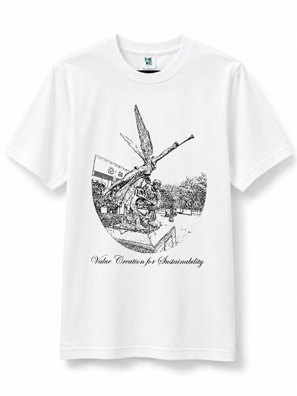ブロンズ像Ｔシャツ（ホワイト）