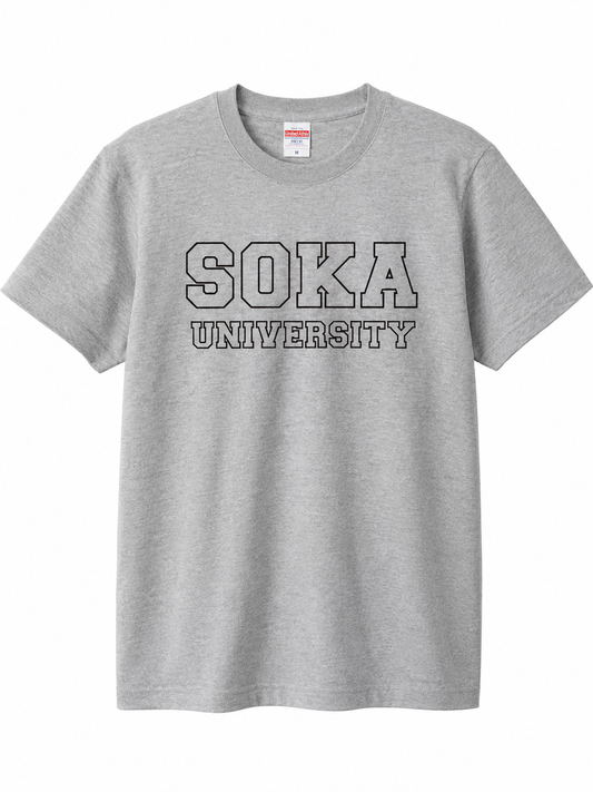 創大中央ロゴTシャツ（グレー）