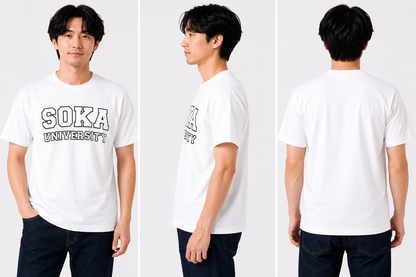 創大中央ロゴTシャツ（ホワイト）