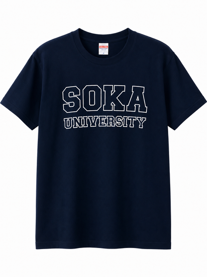 創大中央ロゴTシャツ（ネイビー）